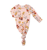 Angel Dear Poppies and Daisies Bamboo Knotted Gown (0-3mo)