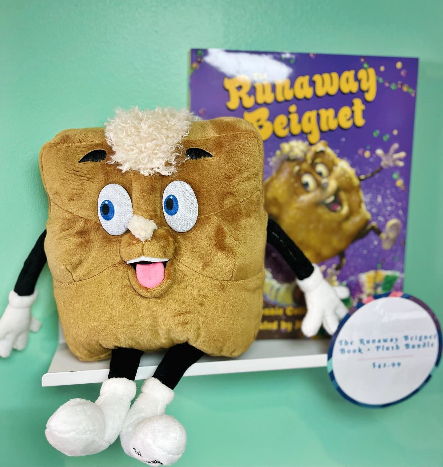 Books The Runaway Beignet Book and Plush Toy Bundle