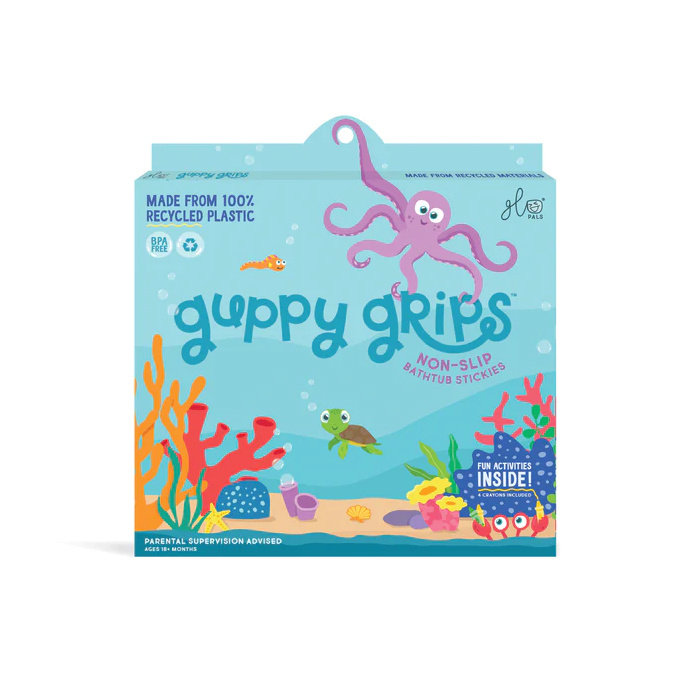 Glo Pals Guppy Grips Bath Play Stickies