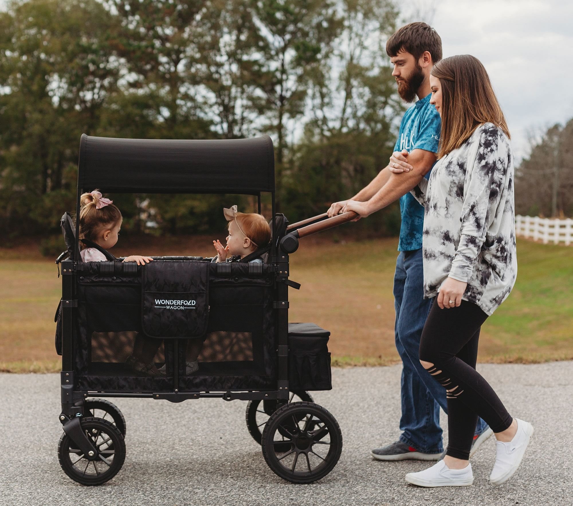 WonderFold WonderFold W2 Luxe All Terrain Stroller Wagon (2 seat)