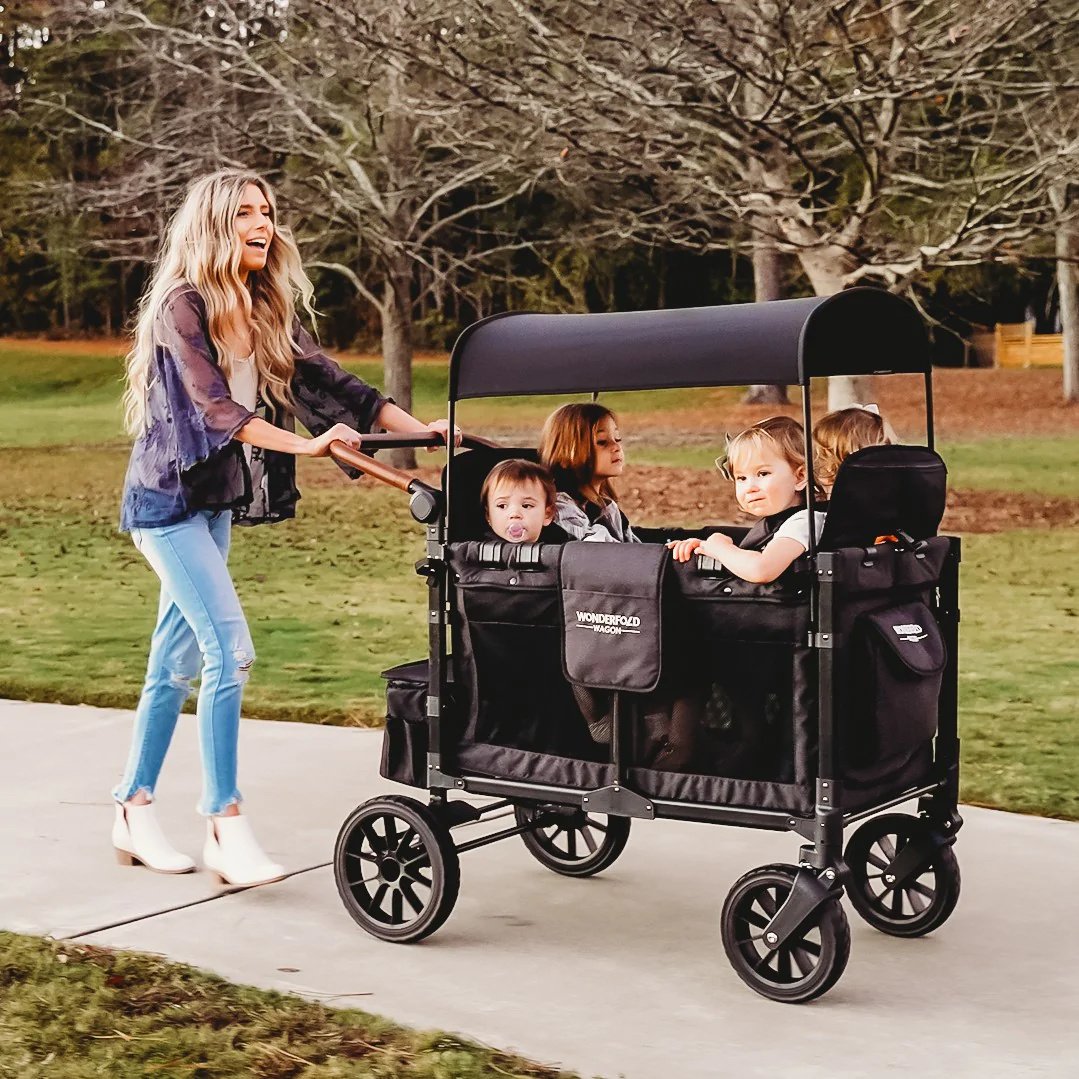 WonderFold WonderFold W4 Luxe All Terrain Stroller Wagon (4 seat)