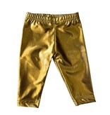 La Luna Gold Lame Leggings