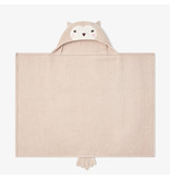 Elegant Baby Baby Bath Wrap Cotton Velour Hooded Towel - Owl (0-24 mo)