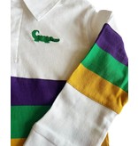 Lulu Bebe Mardi Gras Rugby Long Sleeve Shirt