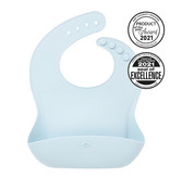glitter and spice Adjustable Silicone Bucket Bibs | Solid