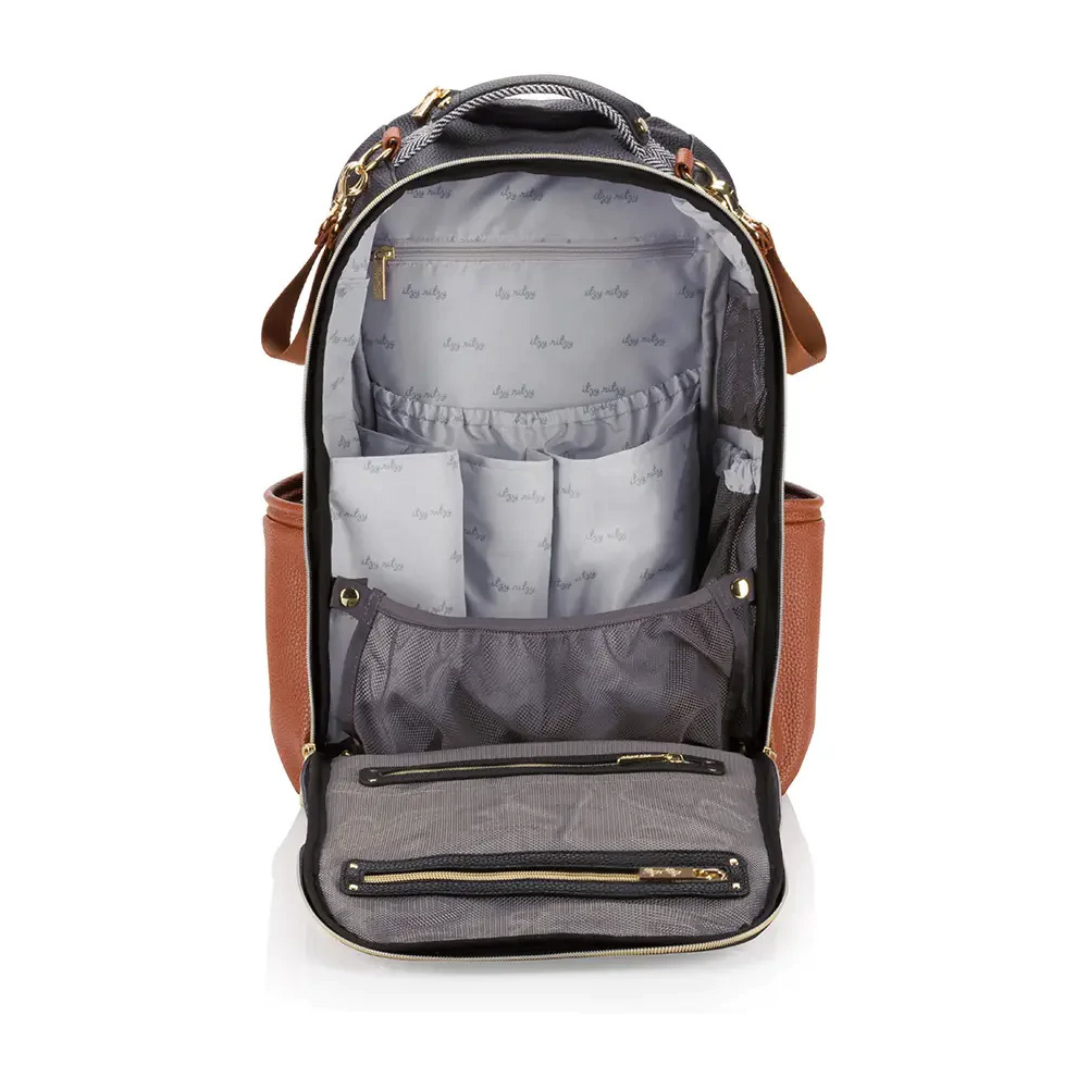 Itzy Ritzy Itzy Ritzy Boss Plus Backpack Diaper Bag | Coffee and Cream (in store exclusive)