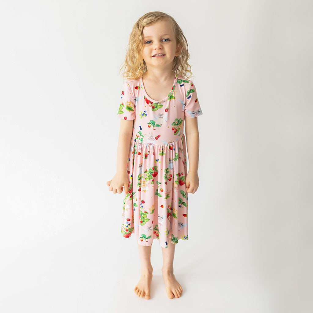 Annabelle | Short Sleeve Basic Bamboo Twirl Dress (in store exclusive ...