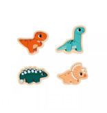 Juratoys Dino 4 Progressive Wooden Puzzles Set