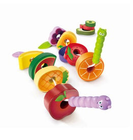 Hape Wooden Caterpillar Fruit Feast Set