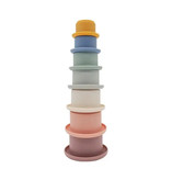 Cupsie Silicone Stacking Bath Cups Set