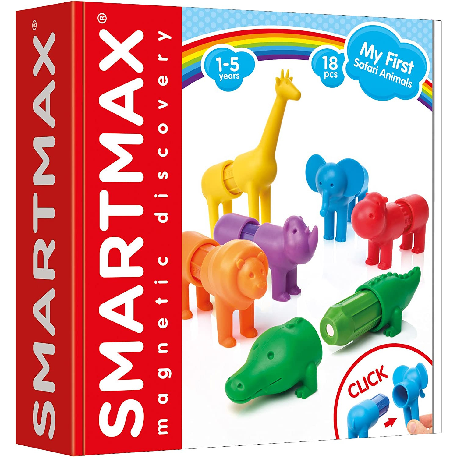 SmartMax SmartMax My First Safari Magnetic  Animals Set