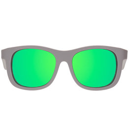 Babiators Babiators Polarized Navigator | Graphite Grey Frame Green Mirrored Lens