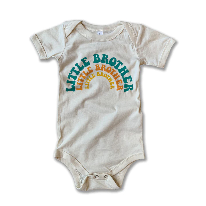 Rivet Apparel Co. Little Brother Onesie | Natural