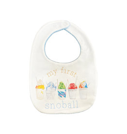 Nola Tawk My First Snoball Organic Cotton Bib