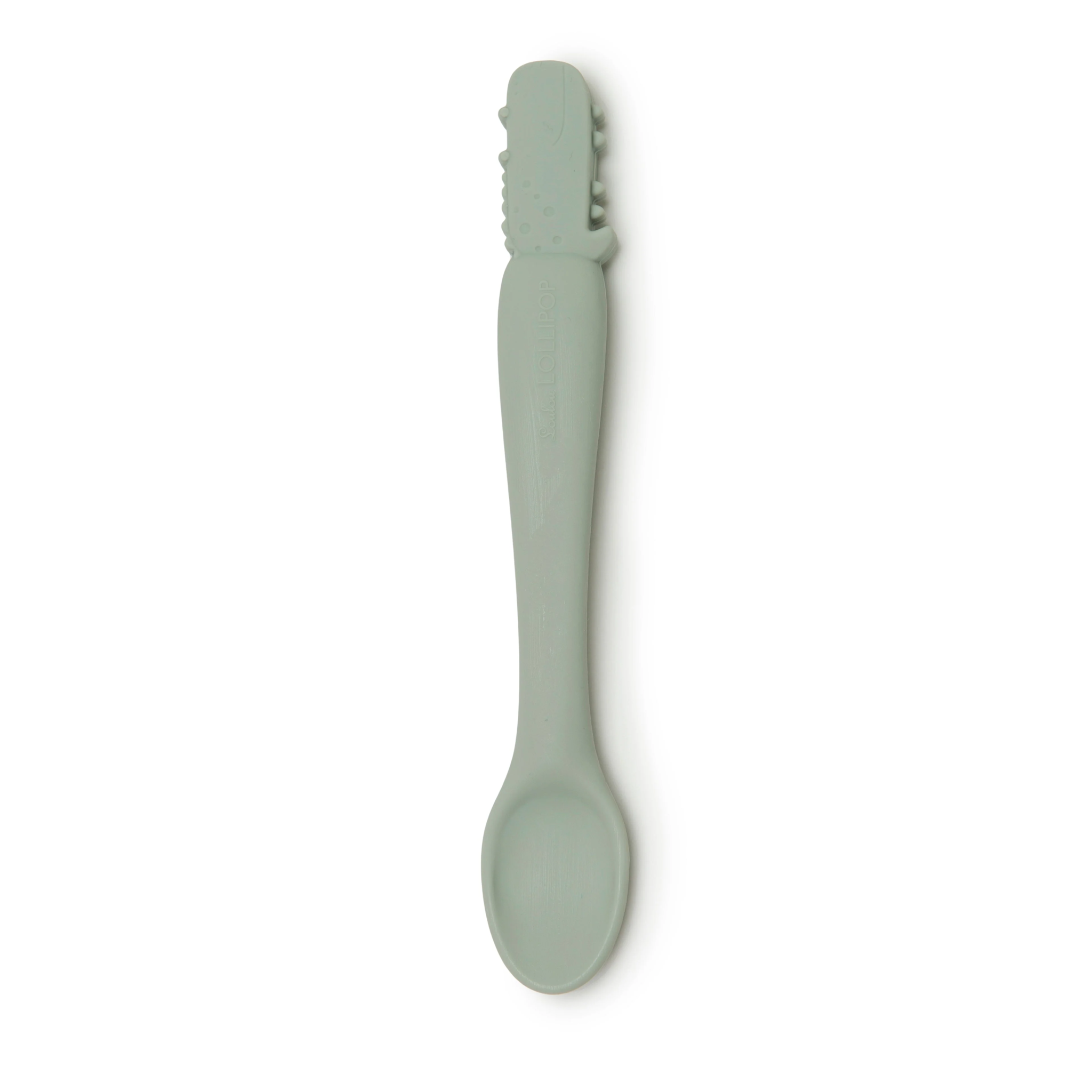 Loulou Lollipop Silicone Feeding Spoon | Alligator