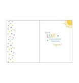 Gina B Designs Baby Greeting Card | Baby Rainbow