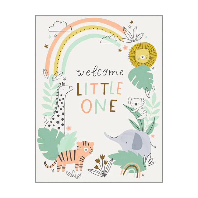 Gina B Designs Baby Greeting Card | In the Jungle