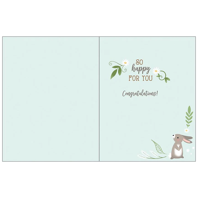 Gina B Designs Baby Greeting Card | Little Bunnies