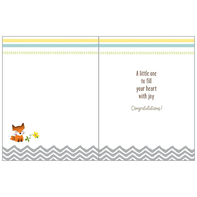 Gina B Designs Baby Greeting Card | Woodland Baby