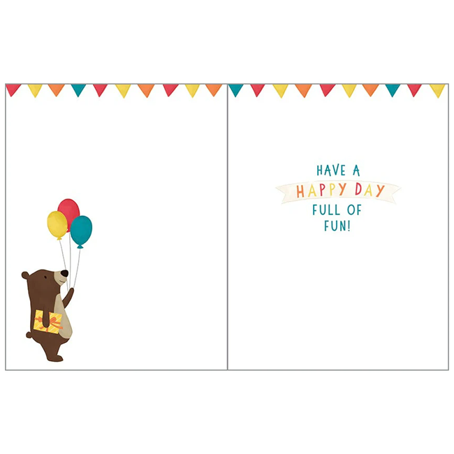 Gina B Designs Birthday Greeting Card | Kids Treehouse Party