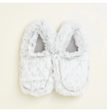Warmies Marshmallow Gray Warmies Microwavable Slippers (Adult)