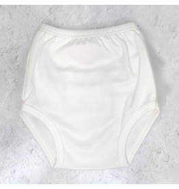 White Baby Pima Cotton Diaper Cover | Basic