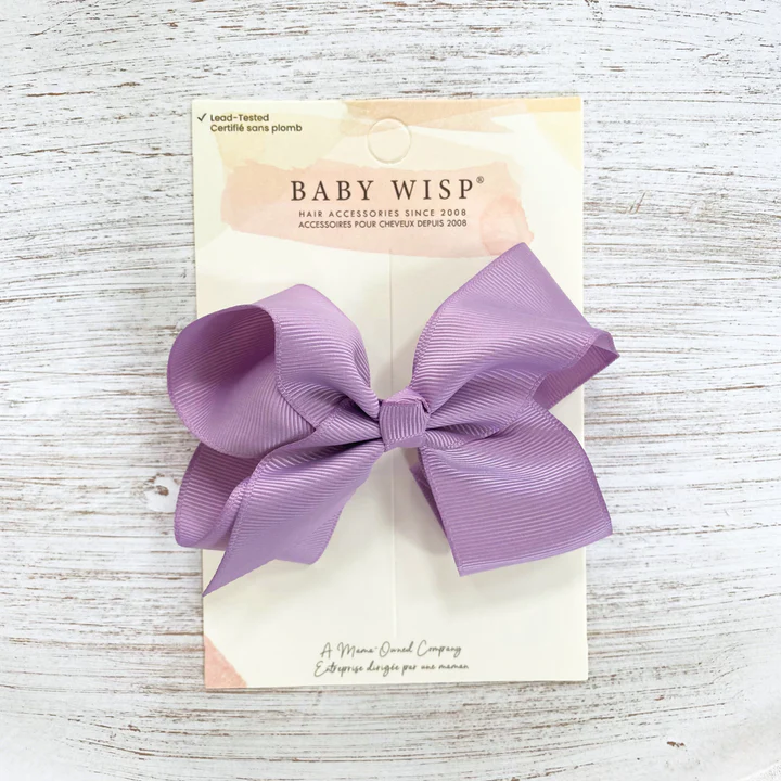 Baby Wisp Sadie Grosgrain Ribbon Bow Alligator Clip