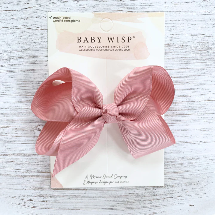 Baby Wisp Sadie Grosgrain Ribbon Bow Alligator Clip