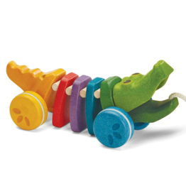 PlanToys Dancing Wooden Alligator | Rainbow