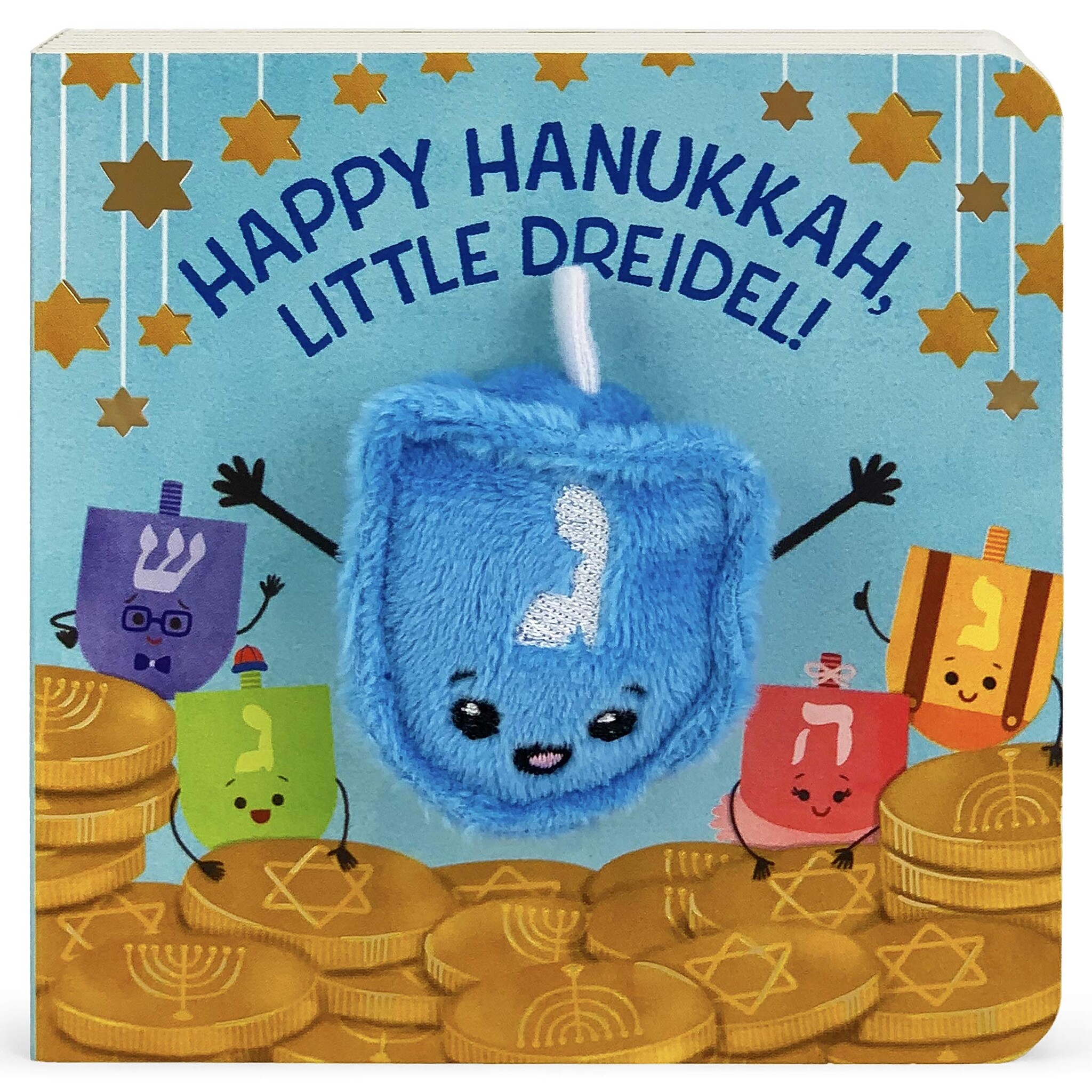 Books Happy Hanukkah Little Dreidel Finger Puppet Book