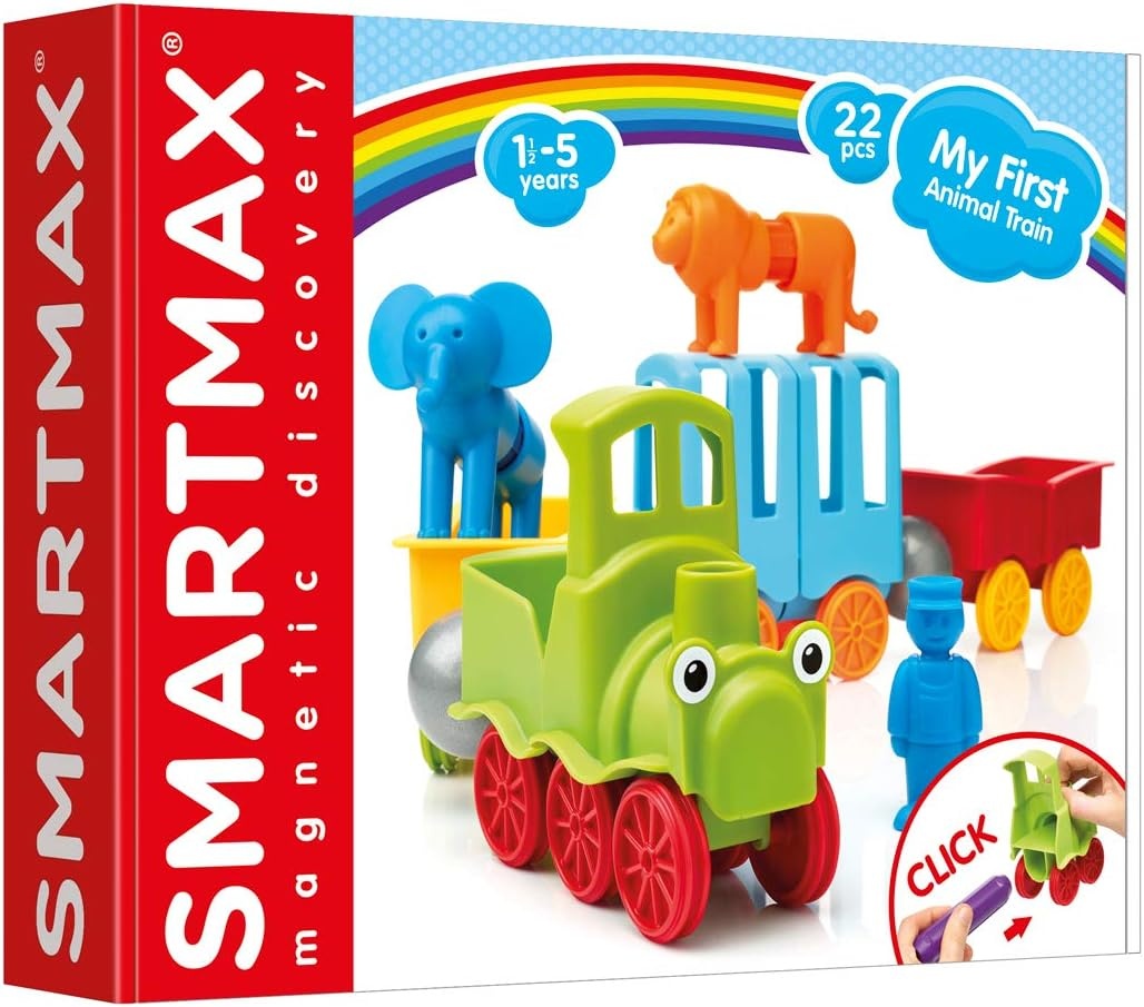 SmartMax SmartMax My First Animal Train Magnetic Toy Set