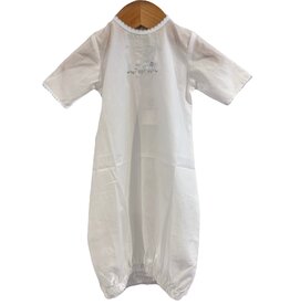 The Proper Peony Layette Chick Boy Heirloom Gown | Blue