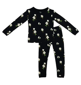 Kyte Baby Kyte Midnight Magnolia Bamboo Long Sleeve Pajama Set