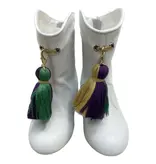 Blended Spirit Clothing Line Toddler Mardi Gras Boots w/ Heel