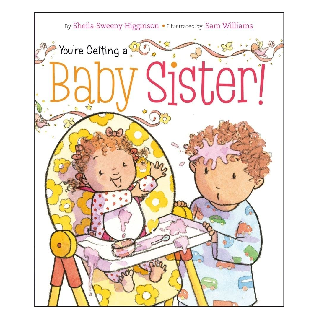 Books You're Getting a Baby Sister (board book)