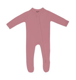 Kyte Baby Kyte Bamboo Zippered Footie | Dusty Rose