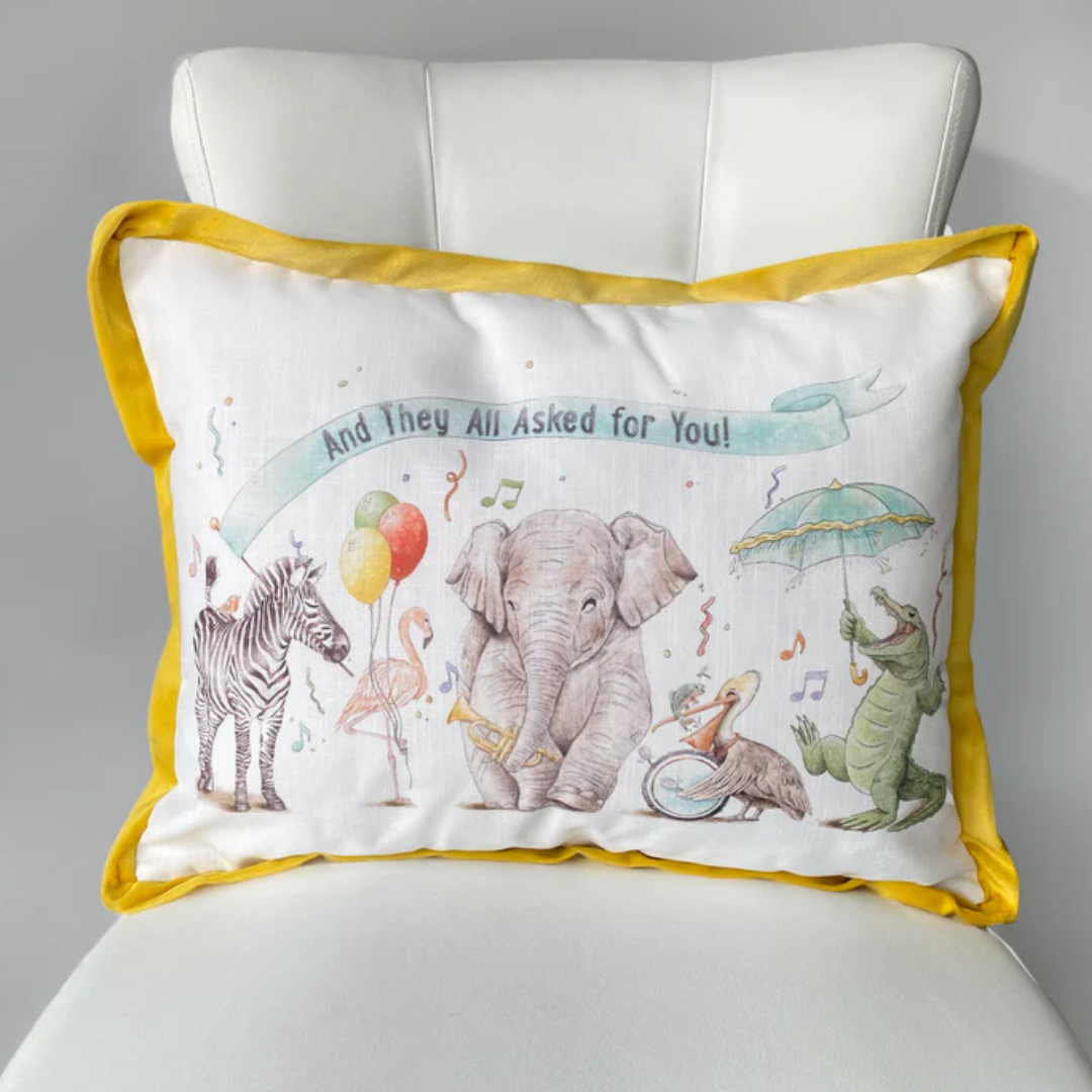 Nola Tawk They All Asked for You Printed Pillow