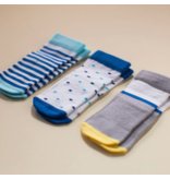 Squid Socks Squid Socks Non-Slip Baby Socks with Silicone Grip | Cruz | Stripes Polka Dot Color Block