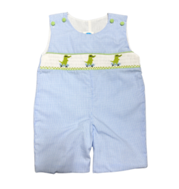 Krewe Kids Blue Smock Alligator Jon Jon