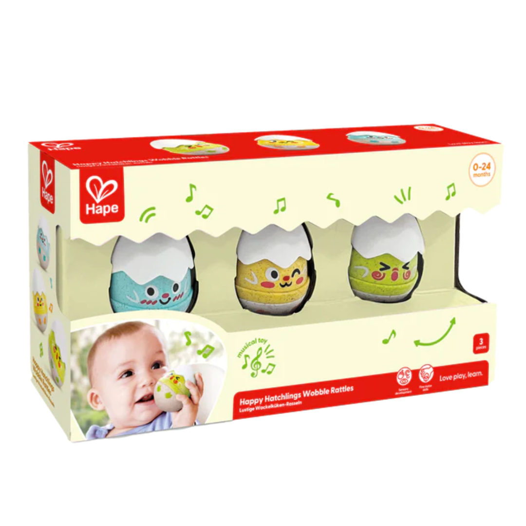 Hape Happy Hatchlings Wobble Rattle