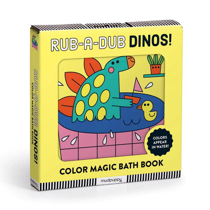 Books Rub-a-Dub Dinos! | Color Magic Bath Book