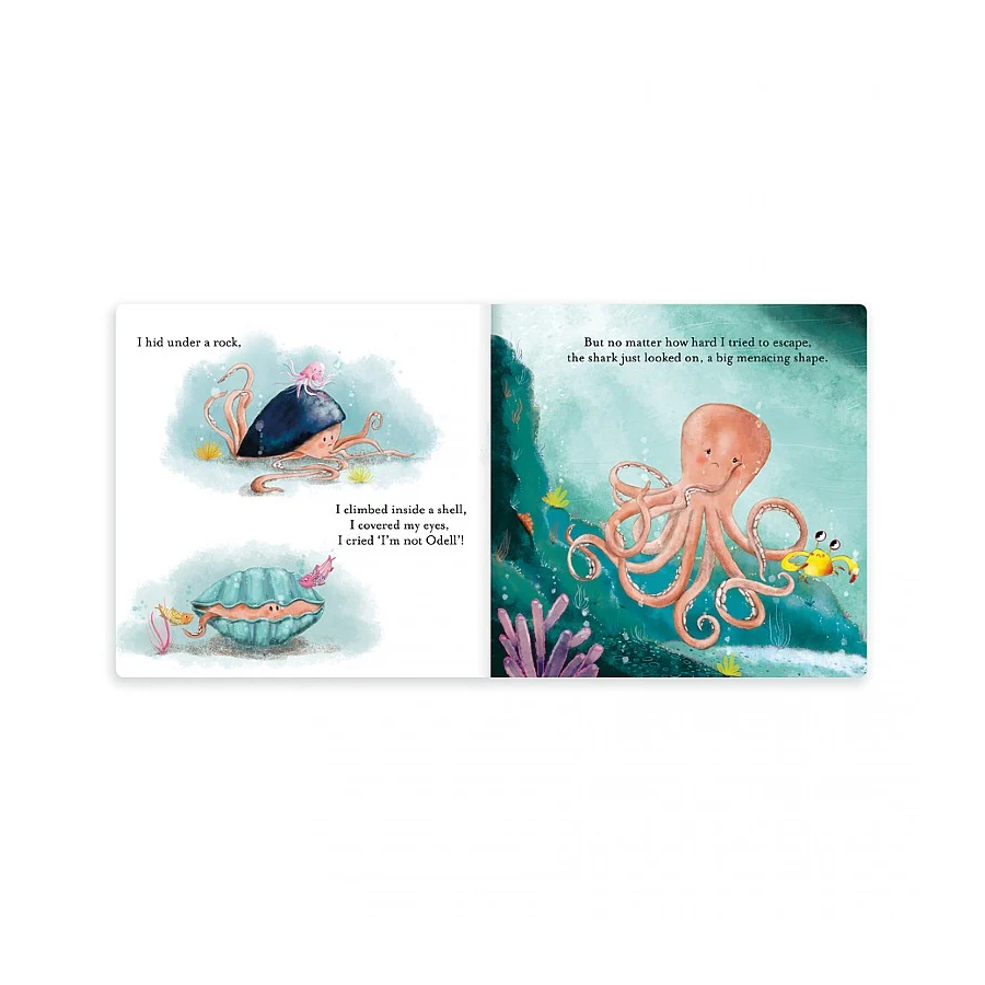 Jellycat Odell, the Fearless Octopus board book