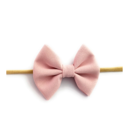 Baby Wisp Fanny Hairbow Baby Headband | Powder Pink