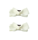 Aiyanna Ribbon Boutique 2Bows Knotted center Alligator Clips