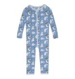 KicKee Pants Print Convertible Sleeper with 2 Way Zipper | Dream Blue Hey Diddle Diddle
