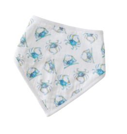 Nola Tawk Catching Crabs Organic Muslin Bib