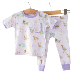 Nola Tawk 'Round and 'Round We Go Organic Cotton Pajamas