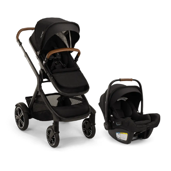 Nuna Nuna Demi Next Stroller + Pipa Aire RX Car Seat Travel System | Caviar