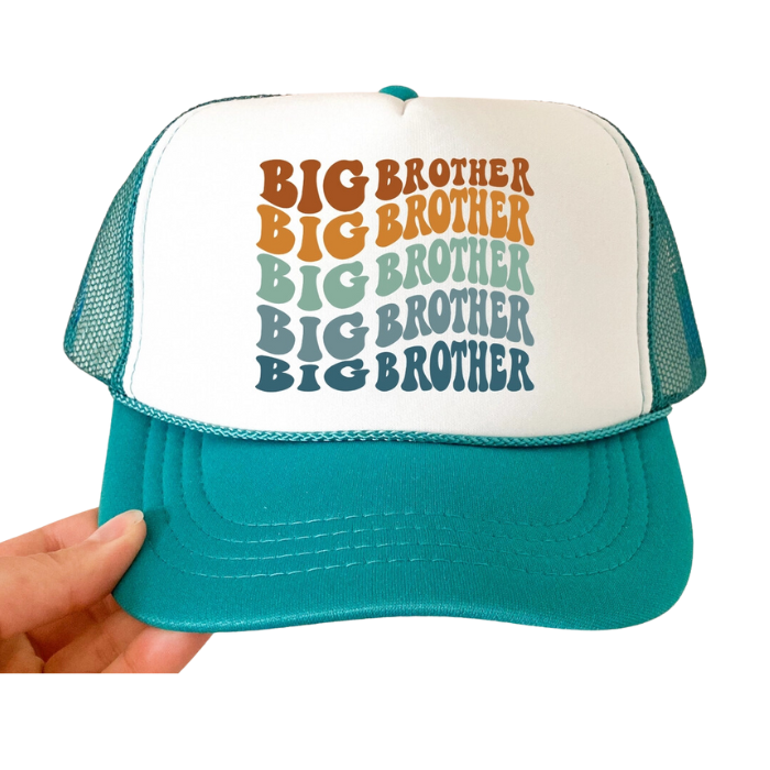 The Babe Co. Ombre Big Brother Kids Sibling Hat
