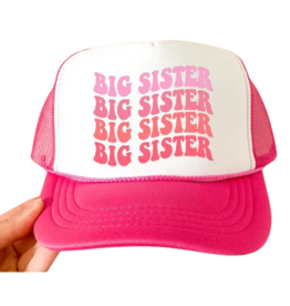 The Babe Co. Wavy Big Sister Kids Sibling Hat